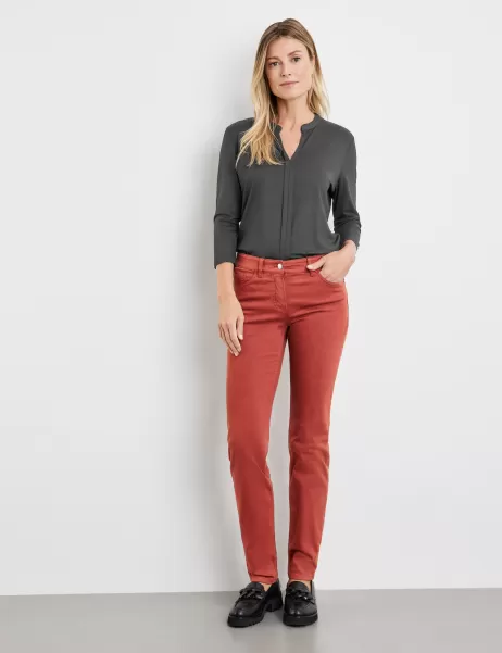 Damen Lava Jeans 5-Pocket Hose Best4Me Slim Fit Kurzgröße Samoon Taifun Gerry Weber